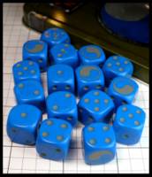 Dice : Dice - Game Dice - Flames of War 29th Inv Div Blue and Grey by Gail Force Nine - JA Collection Mar 2024